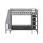 Lit mezzanine simple avec bureau-1375409093