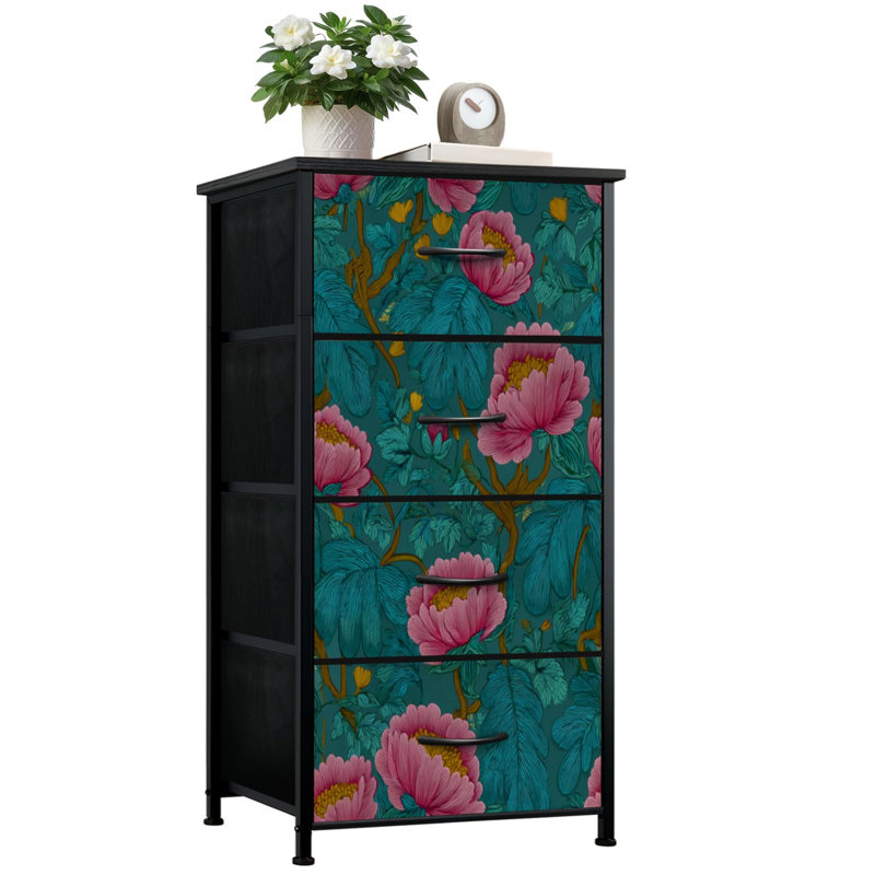 Commode de rangement verticale 4 tiroirs Dreamy