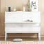 Lit escamotable moderne en pin avec USB