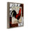 «Rooster & Vintage Post», art mural encadré par Sasha