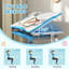 Ensemble de bureau et de chaise pour enfant à hauteur réglable avec rangement inclinable Qabo-1403308768