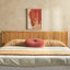 Lit plateforme en bois massif avec tête de lit Led-364890652-364890653