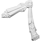 Emily 11'' H x 12.75'' W x 1.25'' D Urethane Onlay Scroll