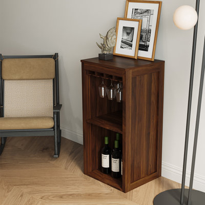 Nedelya Floor Wine Bottle & Glass Rack