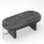Table basse cannelée Mid Mid Modern-232027367