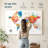 Let's Travel III Push Pin World Milstead-106307900