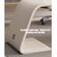 Bureau de luxe léger en pierre frittée minimaliste avec trois tiroirs-379417331