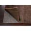 Tapis brun noué à la main de conception unique 3 pi 3 po x 5 pi 1 po