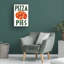 «Travailler pizza sur toile» par RetroPlanet-494749999