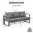 Billy-George 3 Seater Aluminum Sofa-1982233304