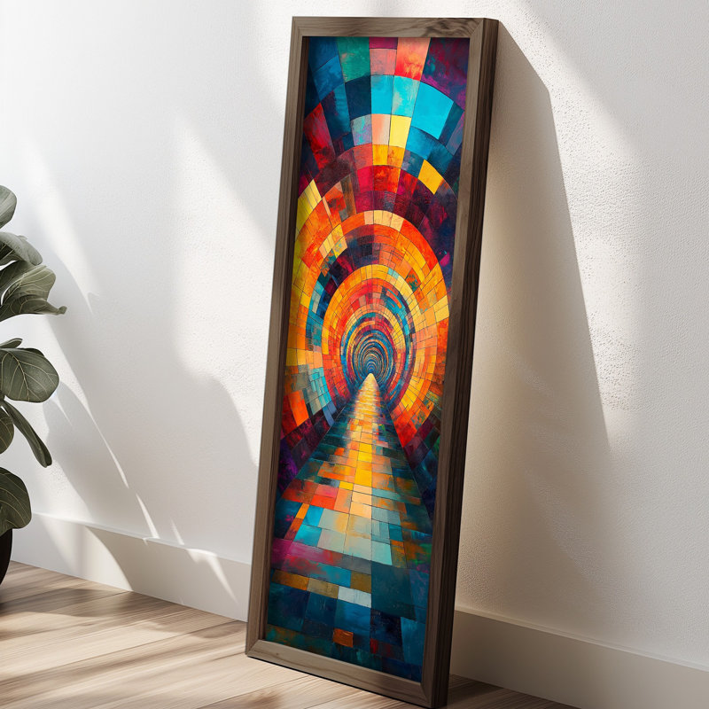 Elegant Decorative Framed MDF Painting, 15.7 x 47.2 x 0.1 inches | 100% MDF with 3 mm Thickness, 100% Pine Wood Frame | UV Printed Artwork for Home Decor, Living Room, Office, Modern Aesthetic