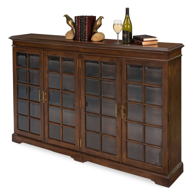 Morgan Solid Wood Bookcase, Walnut/Dark Brown