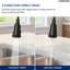Robinet de cuisine commercial à poignée simple 2 fonctions-126446264