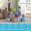 HOMCOM Soft Play Foam Blocks Building Stacking for Toddler Baby 12 Piece