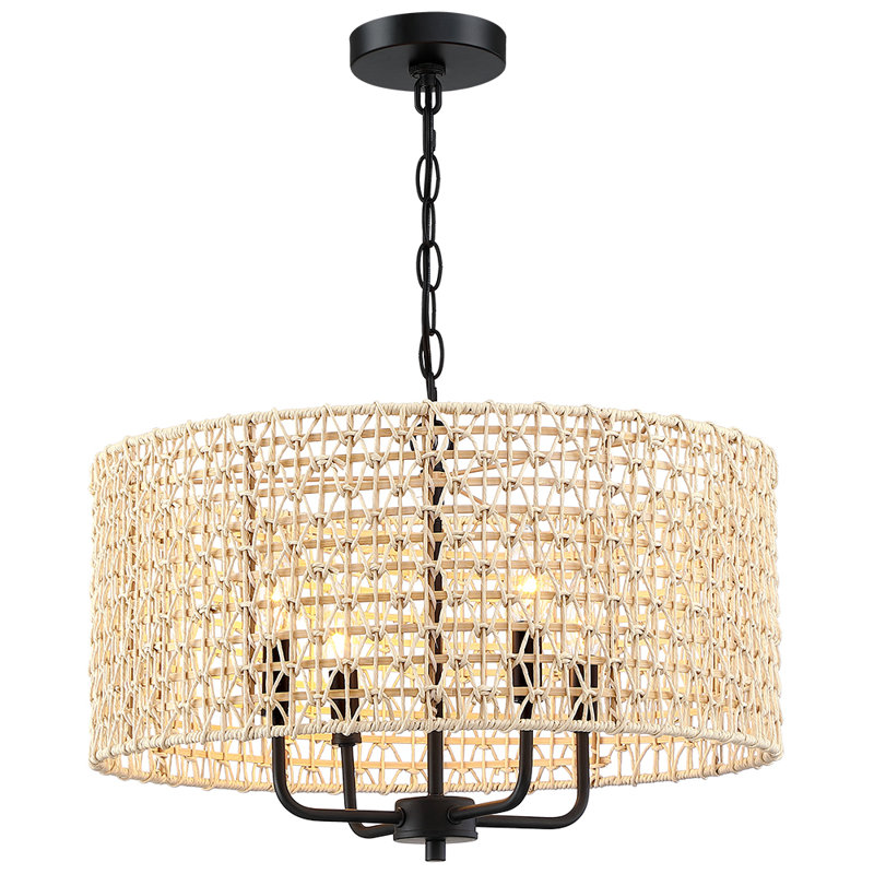 Lustre tambour 4 lumières Cibecue