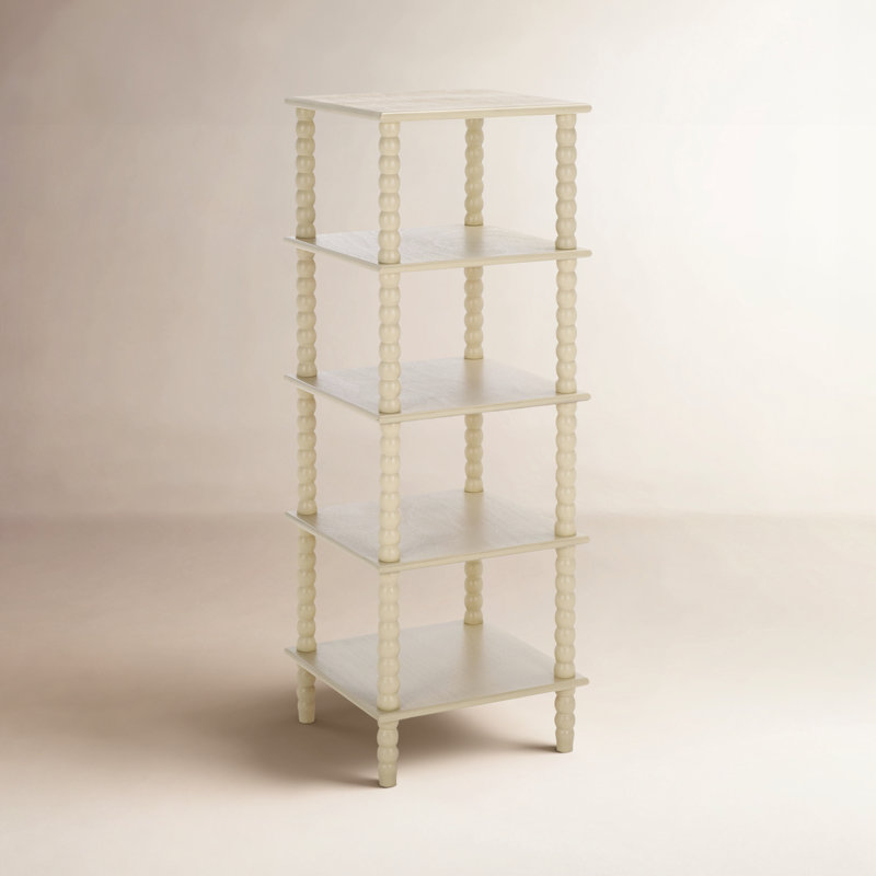 Netta 5 Tier Shelving Unit, Sand