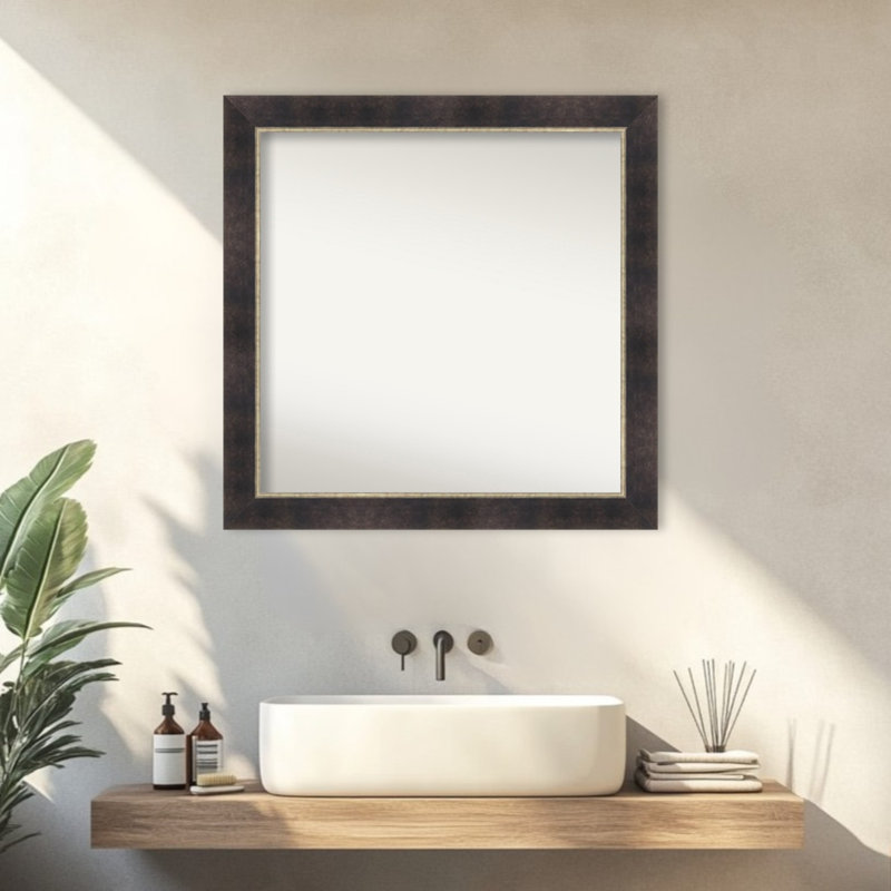Miroir de salle de bain mural Odin, 30.75" x 30.75"