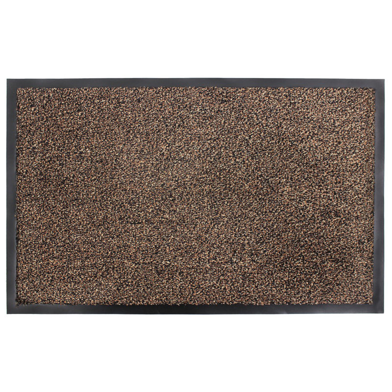 Admiral Non-Slip Doormat, Brown, 0.5cm H x 80cm L x 50cm W