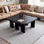 Ensemble de tables basses gigognes modernes et extensibles pour salon