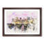 Manhattan from Brooklyn Bridge Watercolour - Picture Frame Graphic Art Print-56739062-56739063