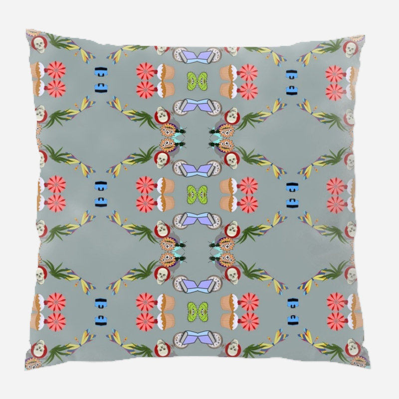 Coussin décoratif à motif, Intérieur