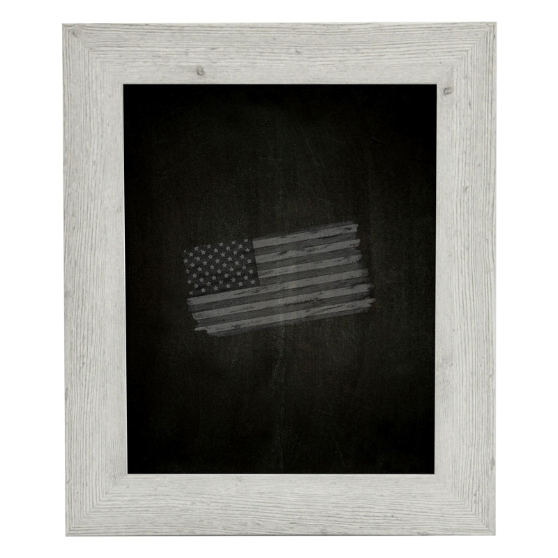 Tableau noir antique délavé, 42 po x 18 po