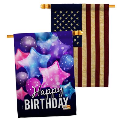 2-Sided Polyester 40 x 28 in. House Flag -  Angeleno Heritage, AH-PC-HP-137180-IP-BOAA-D-US20-AH
