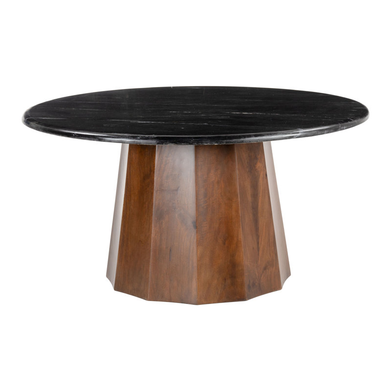 Table basse Aipe noire et brune