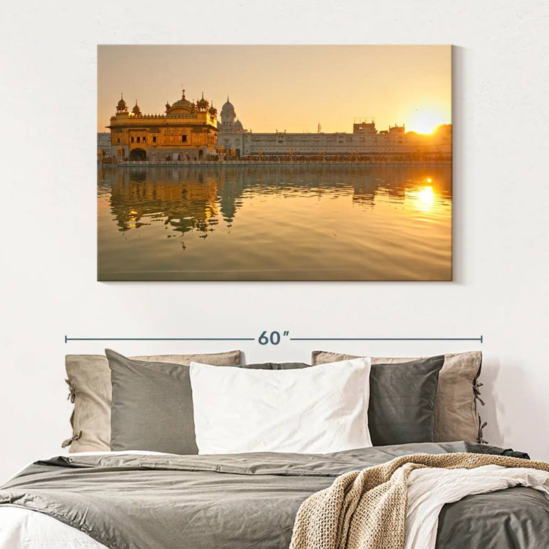 Adella Punjab Golden Temple, 34" H x 51" W