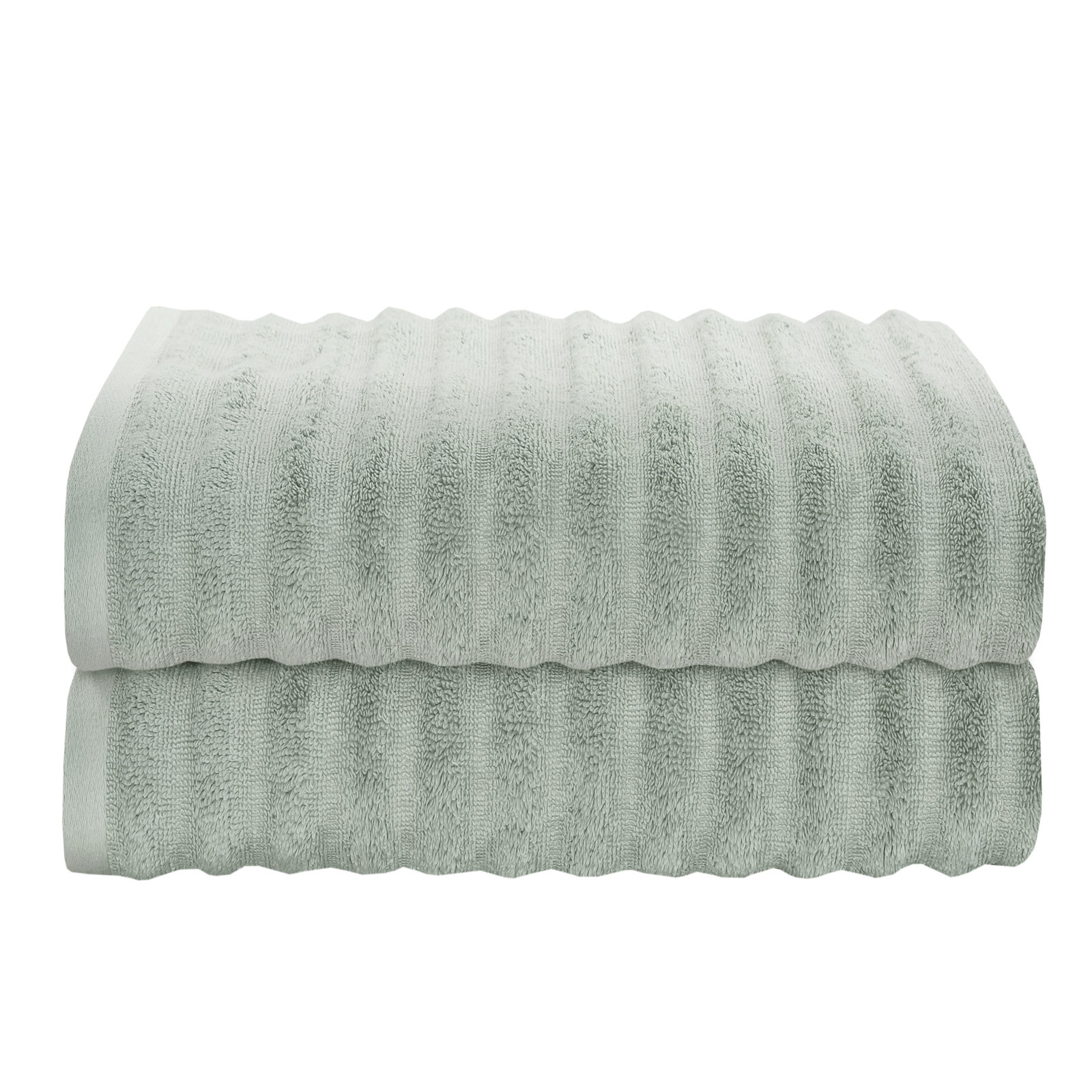 Crete Striped Cotton Bath Towels, Spa