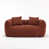 Chenille brun rouge