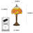 14-Inch Tall Colorful Sunflower Resin Base Table Lamp, Tiffany-Style Desk Lamp Fixture