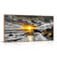 «Peaceful Sunset», reproduction d'art sur toile encadrée de 1 48 po x 24 po-774065056
