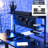 VIVO Black Steel Clamp-on 46" Multi-Purpose Pegboard Organizer