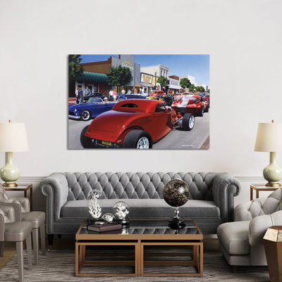 Car Show '98 by Bruce Kaiser - Wrapped Canvas Gallery-Wrapped Canvas Giclée