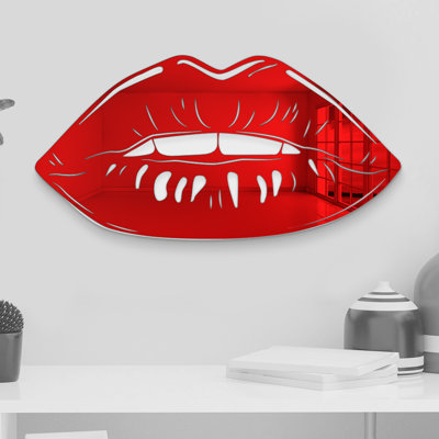 Lips Silhouette Wall Decor