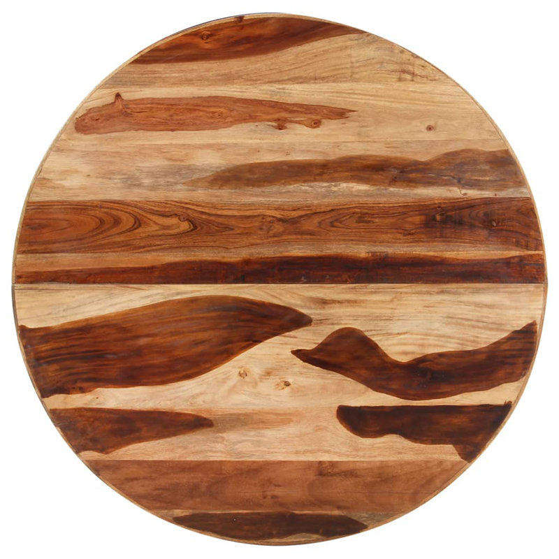 Dining Table 39.4" x 39.4" x 29.5" Acacia Wood with Honey Finish