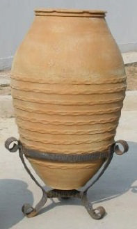 The Mediterranean Collection Handmade Pot Planter, Terracotta