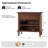 Victoria Wladimir Transitional 28'' W 1-Drawer Nightstand with Solid Wood Legs and Built-in Charging Station-117167469