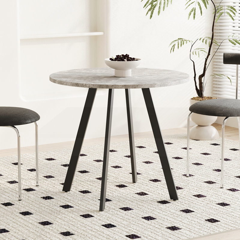 Modern minimalist circular coffee table