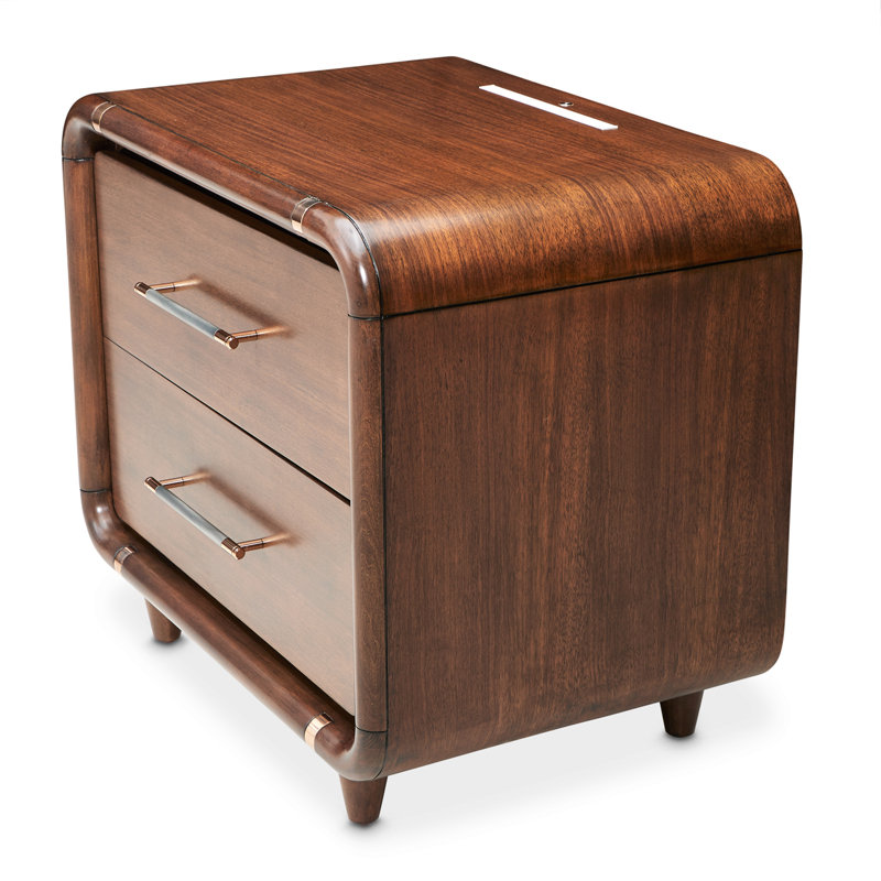 Mason Park Nightstand - Umber