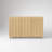Araminta 47" W 16-Pair Fluted Shoe Storage with Fluted Doors-1429577469