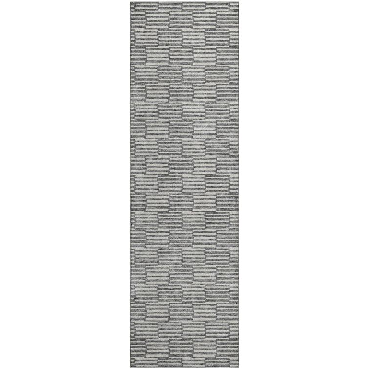 Premium Machine Washable Prisco Gray Rug