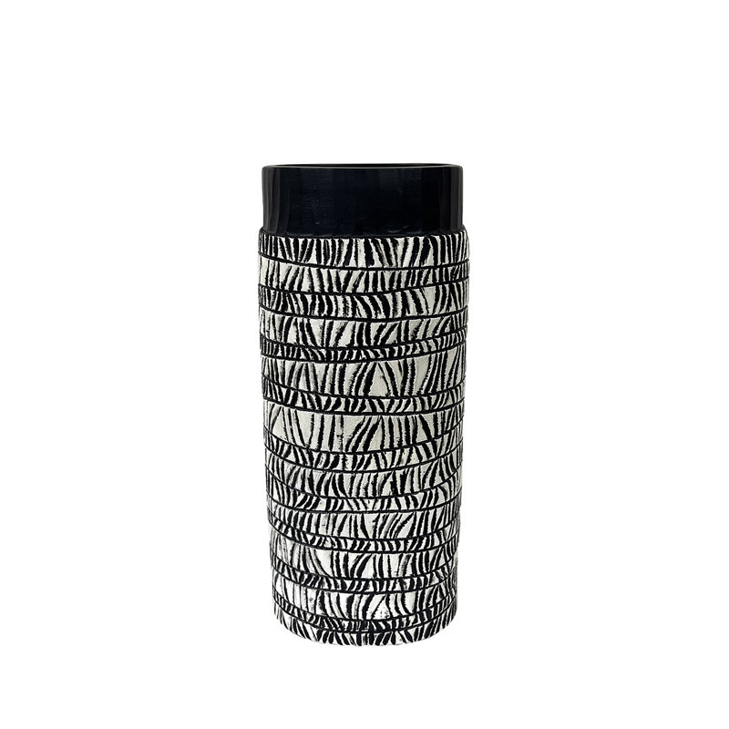 Cullom Polyresin Floor Vase, 40cm H  x 17cm W  x 12cm D