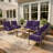 6.5″ Outdoor Replacement Cushion Set, Deep Seating Seat / Back Cushion Set-137666750