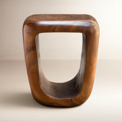 Alpine Solid Wood Accent Stool