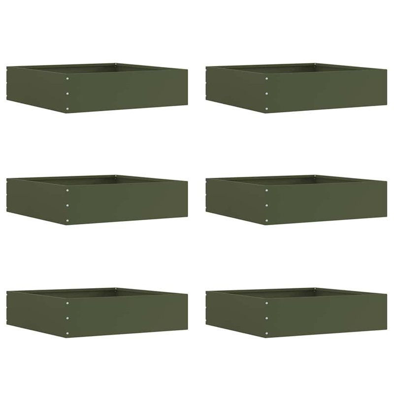 Steel Hardware, 13cm H x 50cm W, Olive Green