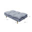 3 Seater Fabric Sofa Bed-954770939
