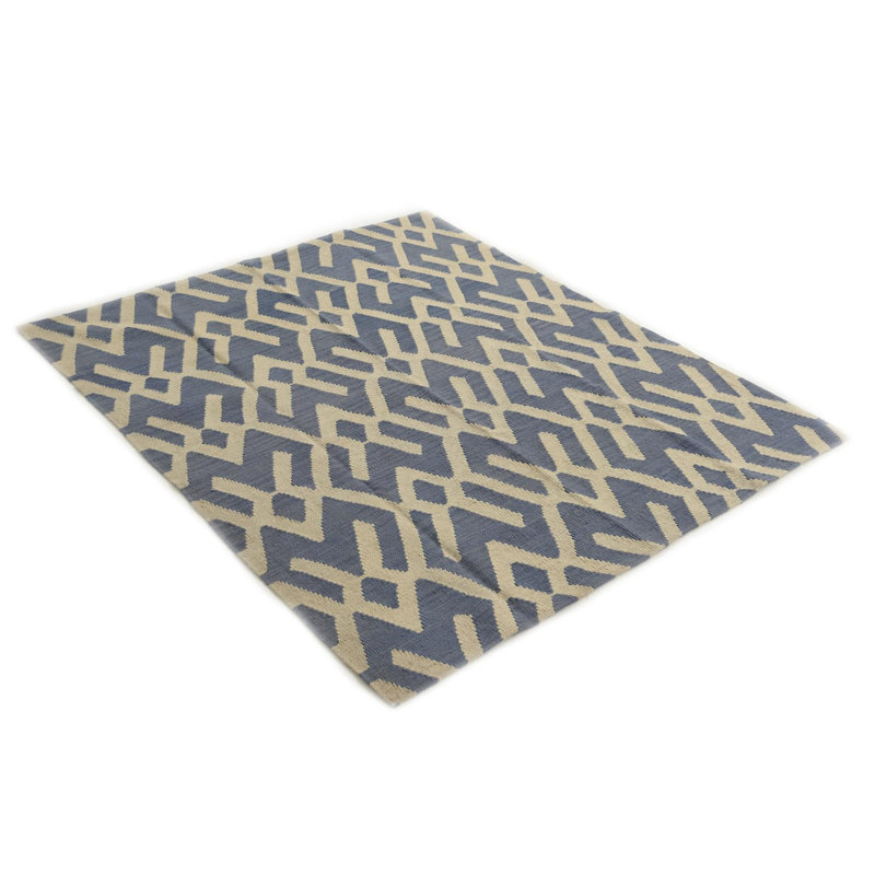 Tapis bleu 4 x 6 Pinkerton
