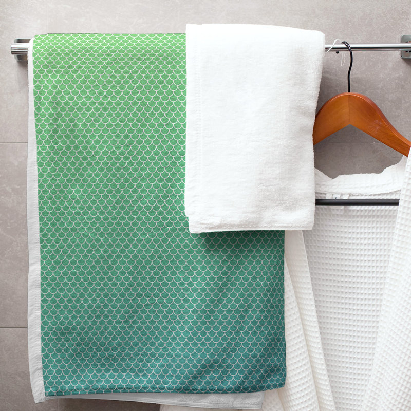 Katelyn Elizabeth Bath Towel, Yellow/Green/Blue
